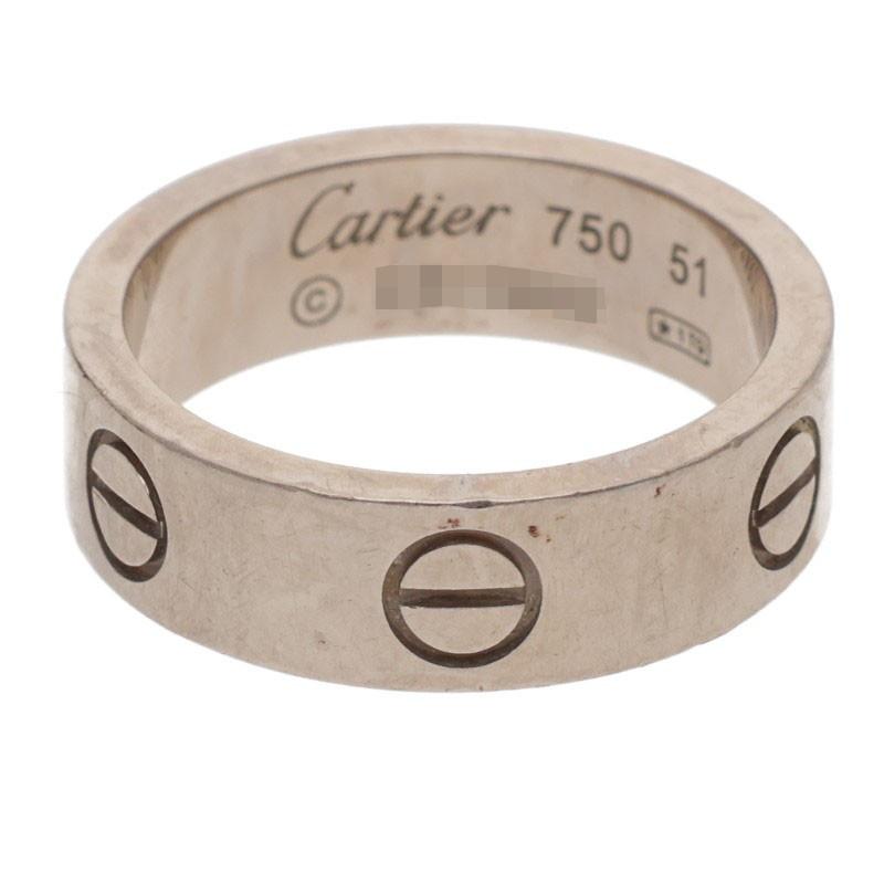 Cartier（カルティエ） 11号/51 LOVE RING ラブリング K18WGリング