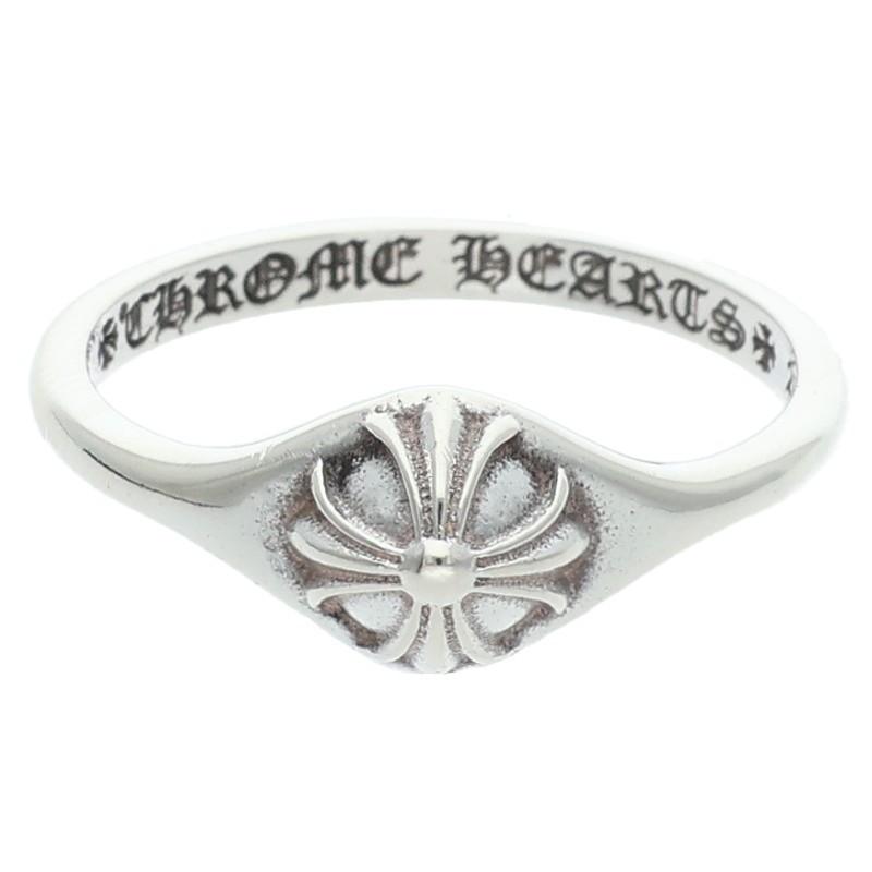 CHROME HEARTS（クロムハーツ） リング 7号 BUBBLGM MINI HALF CRSBL 