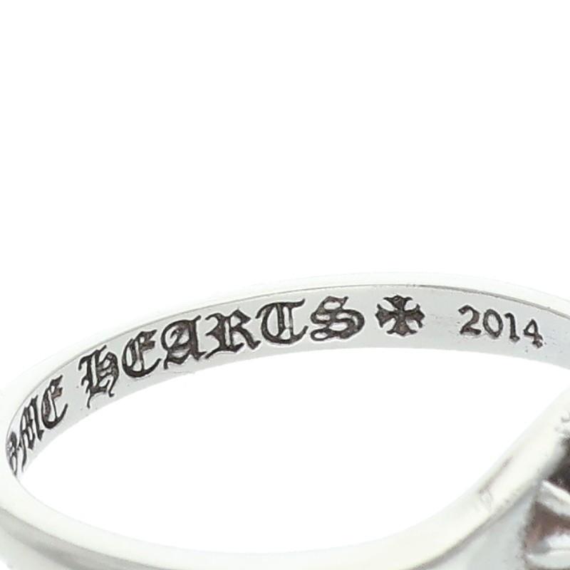 CHROME HEARTS（クロムハーツ） リング 7号 BUBBLGM MINI HALF CRSBL 