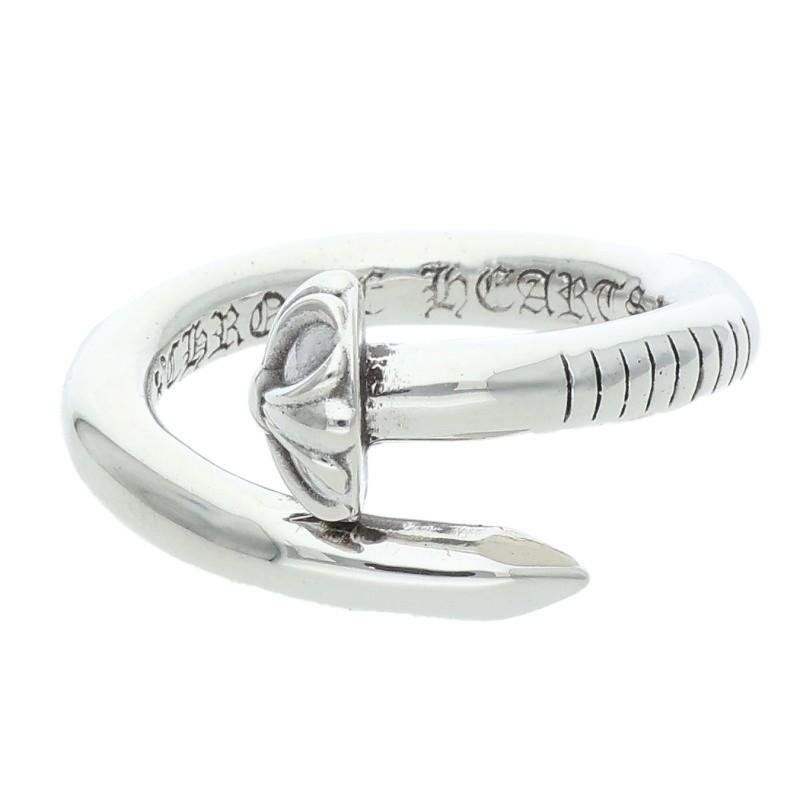 クロムハーツ クロスボールネイルリング 14号 【美品】 CHROME HEARTS（クロムハーツ） リング 14号 NAIL CRSBALL ネイル