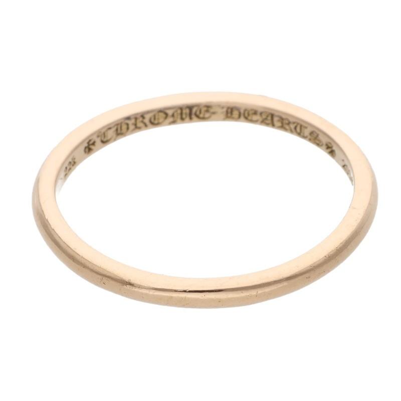 CHROME HEARTS（クロムハーツ） リング 15.5号 22K BBBLGM WEDDING 22K 