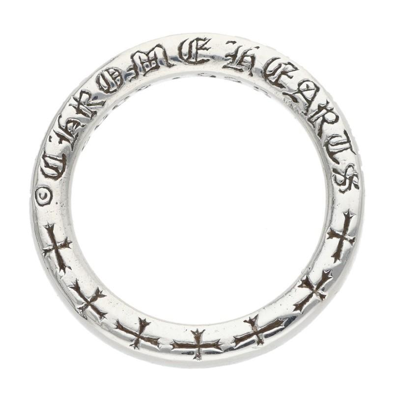 クロムハーツ　Chrom hearts NTFL リング　シルバー　約8号 CHROME HEARTS（クロムハーツ） リング 8号 NTFL シルバーリング 中古