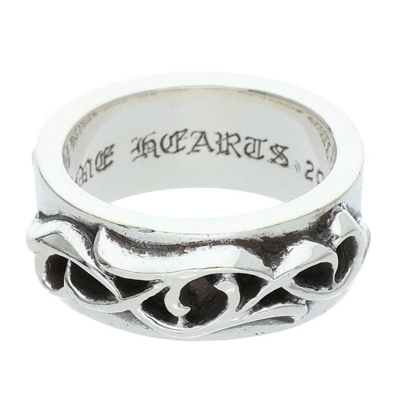 クロムハーツダブルナローリング17.5号 CHROME HEARTS（クロムハーツ） リング 17.5号 DBL NARROW VINE BAND