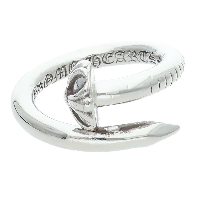 美品クロムハーツ　クロスボールリング CHROME HEARTS（クロムハーツ） リング 7号 NAIL CRSBALL ネイルクロス