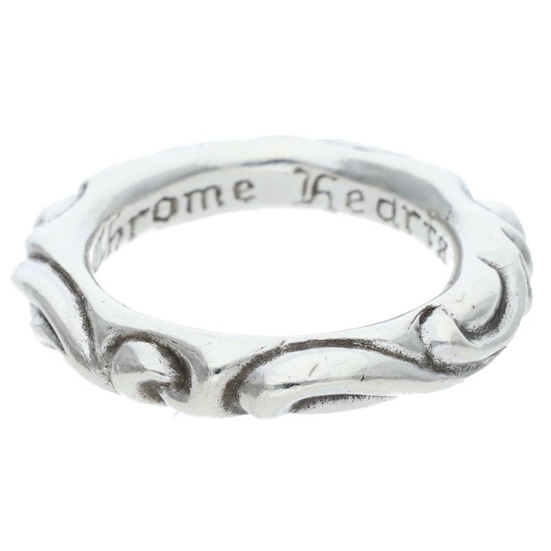 CHROME HEARTS（クロムハーツ） リング 19号 SCRL BAND スクロール 