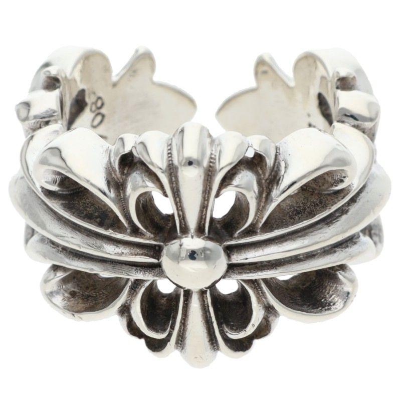 CHROME HEARTS（クロムハーツ） リング 19.5号 DBL FLRL CRS ダブル 