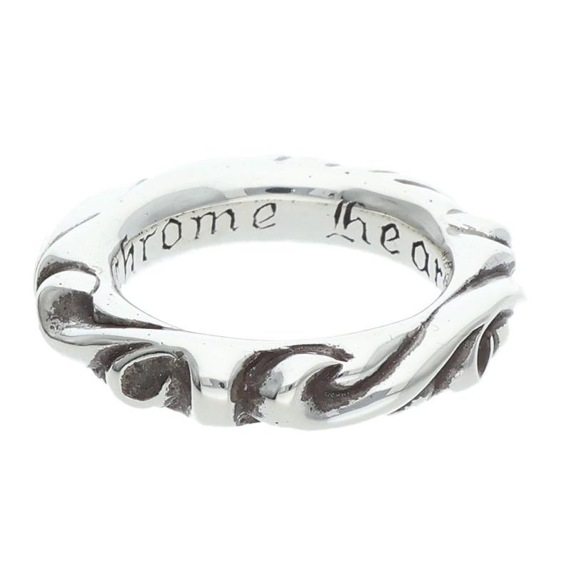 CHROME HEARTS（クロムハーツ） リング 8号 SCRL BAND スクロール