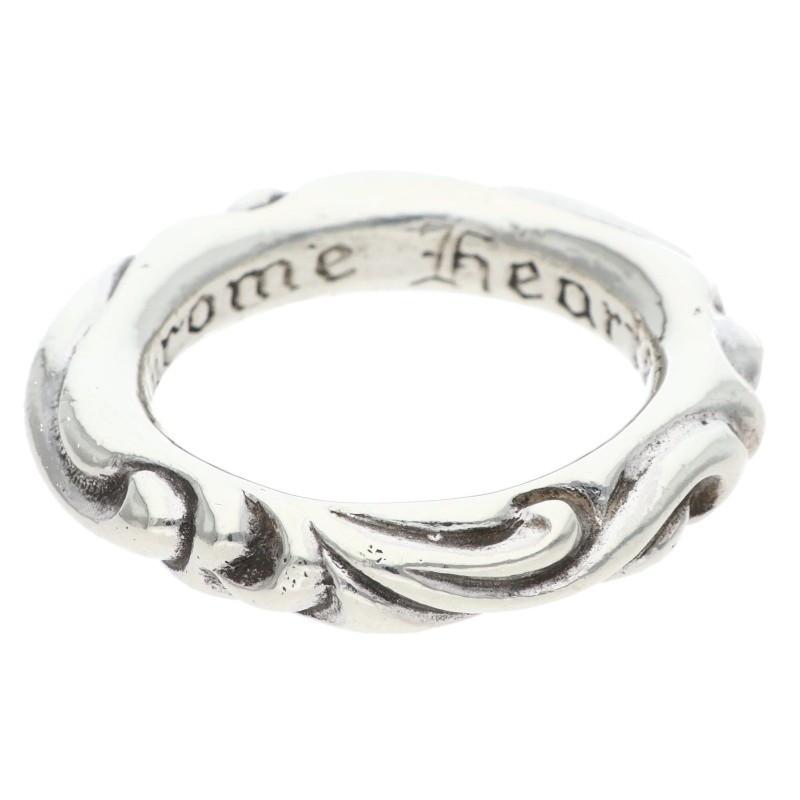 CHROME HEARTS クロムハーツ（原本無） SCRL BAND スクロール バンド リング シルバー系 11.5号【中古】 CHROME HEARTS（クロムハーツ） リング 11.5号 SCRL BAND スクロール
