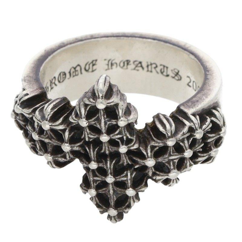 CHROME HEARTS のセメタリーポインツリング(23.5) CHROME HEARTS（クロムハーツ） 23.5号 CEMETERY POINTS P D