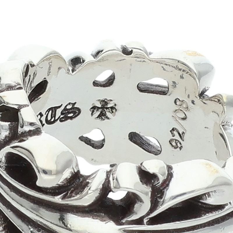 CHROME HEARTS（クロムハーツ） リング 10号 DBL FLRL CRS ダブル 