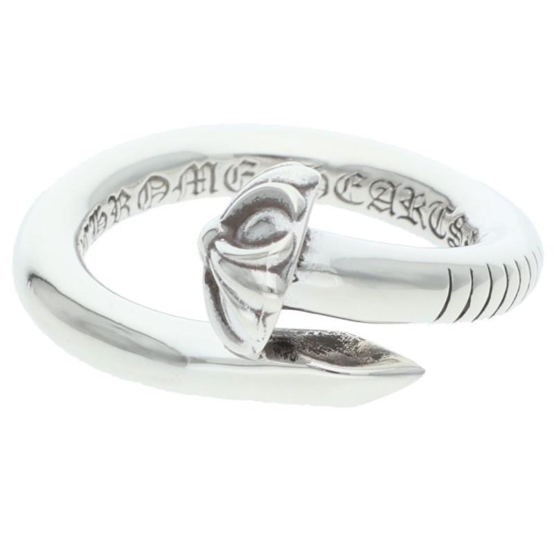 CHROME HEARTS（クロムハーツ） リング 7号 NAIL CRSBALL ネイルクロス