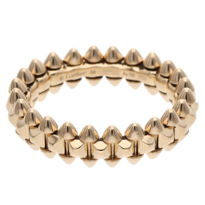 Cartier（カルティエ） 17号/58 クラッシュ ドゥ SM K18YGリング 中古