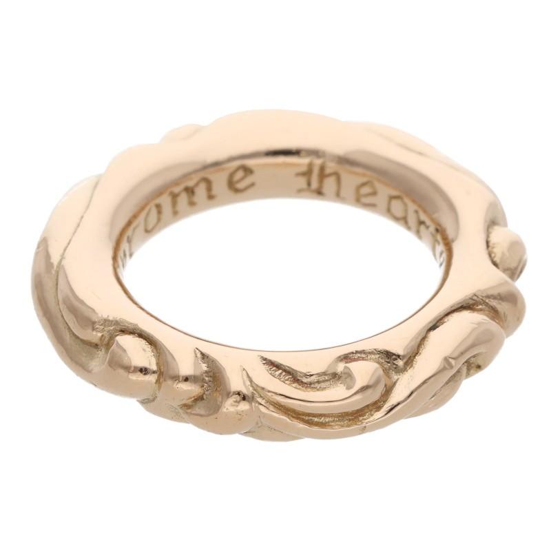 CHROME HEARTS（クロムハーツ） リング 9号 22K SCRL BAND 22K