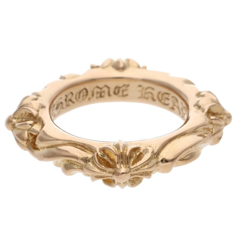 【タイムセール超特価】Chrome Heartsリング9号 CHROME HEARTS（クロムハーツ） リング 9号 22K SBT BAND SBTバンド