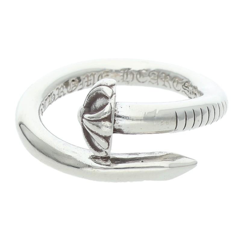 クロムハーツネイルクロスボールシルバー925 13号 CHROME HEARTS（クロムハーツ） リング 13号 NAIL CRSBALL ネイル