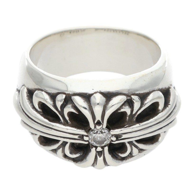 CHROME HEARTS（クロムハーツ） リング 13.5号 FLRL CRS 1DIA 