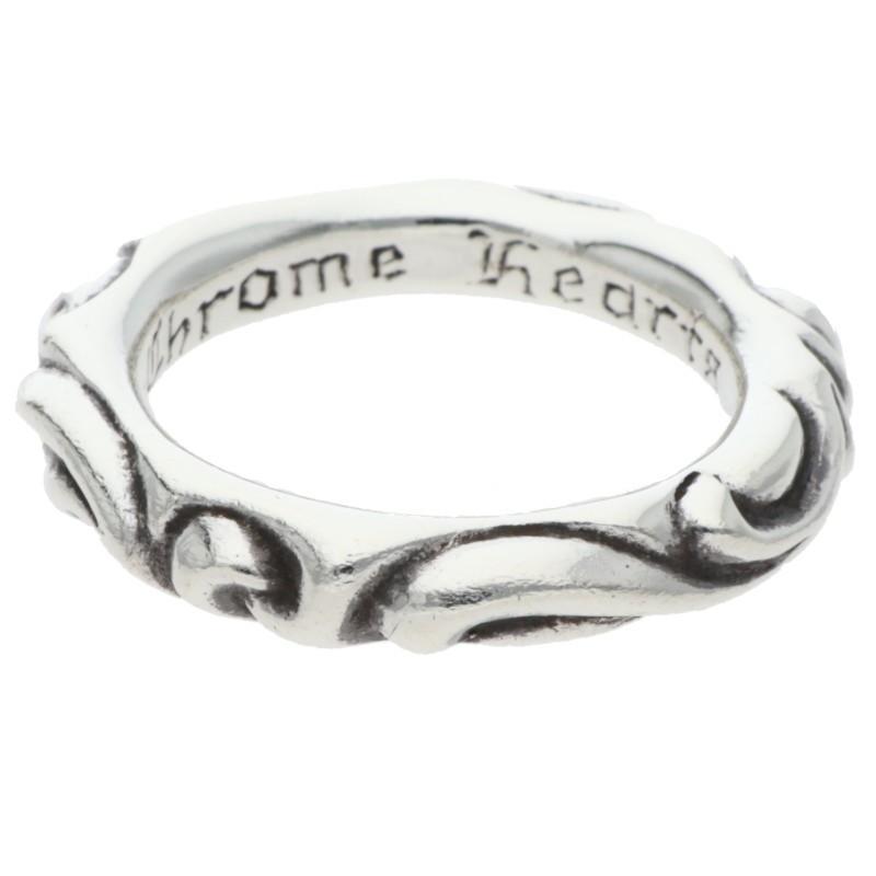 CHROME HEARTS（クロムハーツ） リング 20号 SCRL BAND スクロール 
