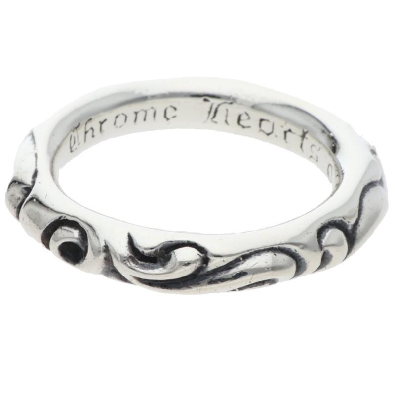 CHROME HEARTS（クロムハーツ） リング 20.5号 SCRL BAND スクロール 