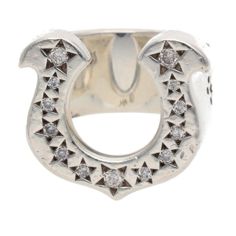 テンダーロイン  T-H.S RING SILVER STONE ホースシューシルバーダイヤリング メンズ 10号 TENDERLOIN（テンダーロイン） 10号 T-H.S RING SILVER STONE ホース