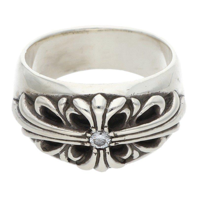 CHROME HEARTS（クロムハーツ） リング 22号 FLRL CRS 1DIA フローラル
