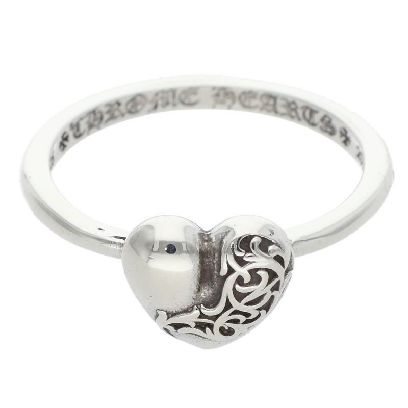 CHROME HEARTS（クロムハーツ） リング 9号 BUBBLGM HEART バブルガム