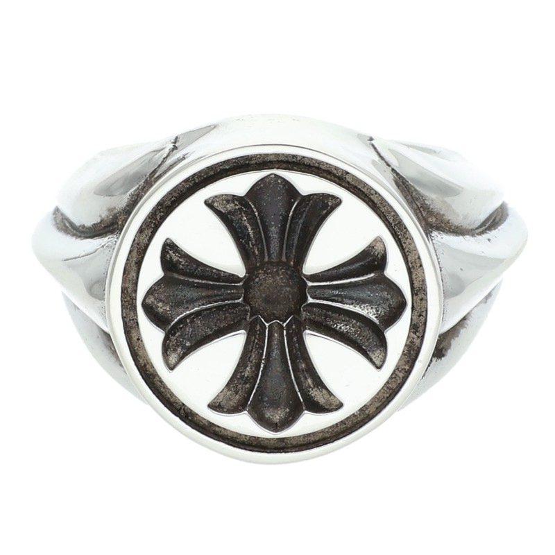 CHROME HEARTS（クロムハーツ） リング 21号 SEAL STAMP CH PLS シール