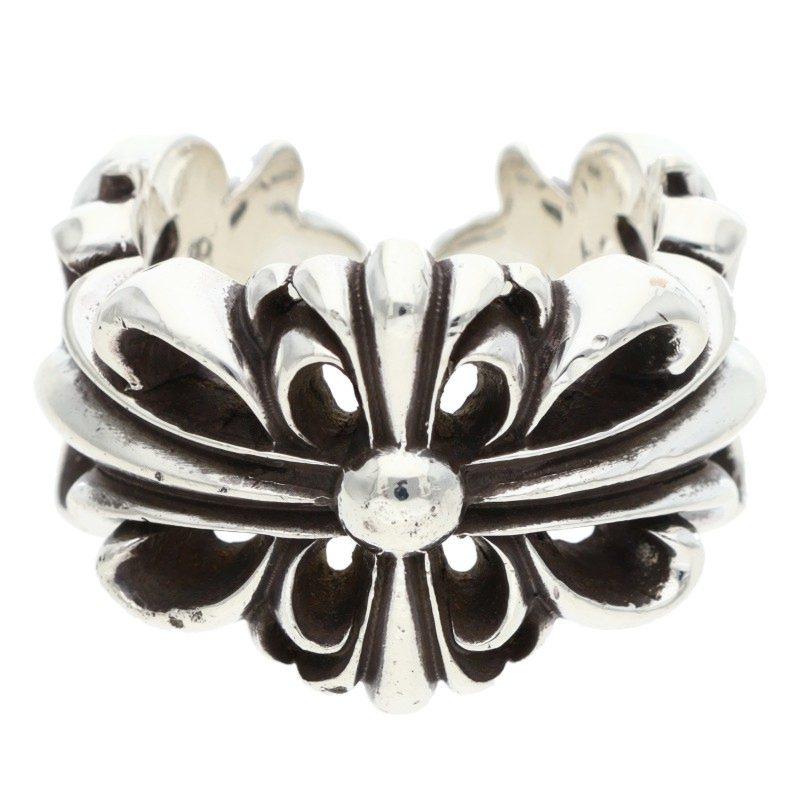 CHROME HEARTS（クロムハーツ） リング 22号 DBL FLRL CRS ダブル
