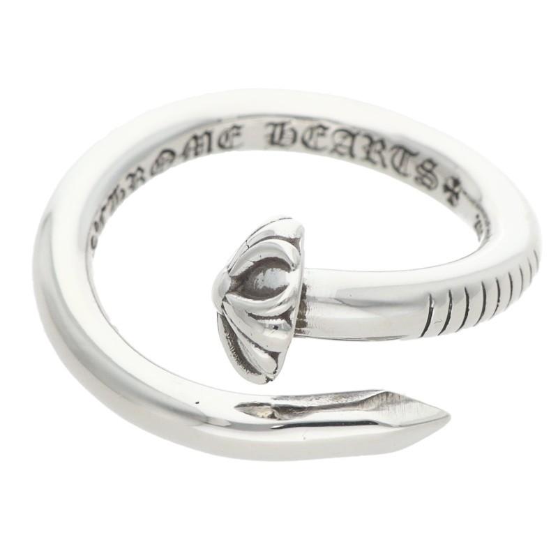 CHROME HEARTS クロムハーツ NAIL CRSBALL ネイル クロスボール リング 18号 シルバー 925 未使用 指輪 アクセサリー CHROME HEARTS（クロムハーツ） 18号 NAIL CRSBALL ネイルクロスボール