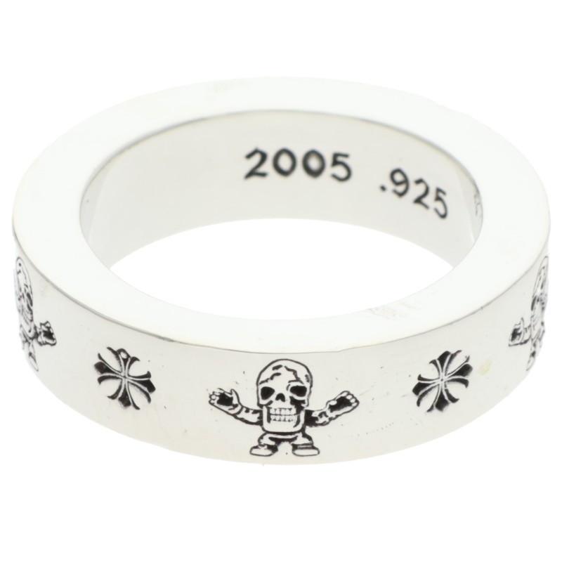 【確実正規品】クロムハーツ FOTI 6mm スペーサーリング CHROME HEARTS（クロムハーツ） リング 14号 6mm SPACER FOTI 6mm