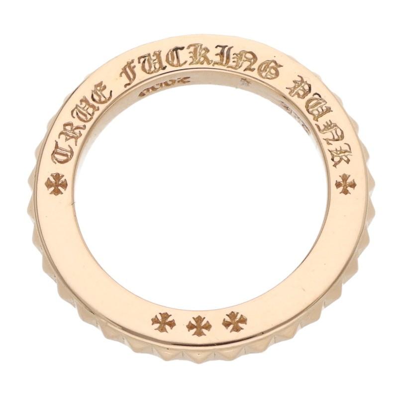 クロムハーツ  22K TFP PNK JVI/22Kトゥルーファッキンパンク ジュビパンク/ゴールドリング メンズ 8号 CHROME HEARTS（クロムハーツ） リング 8号 22K TFP PNK JVI 22K