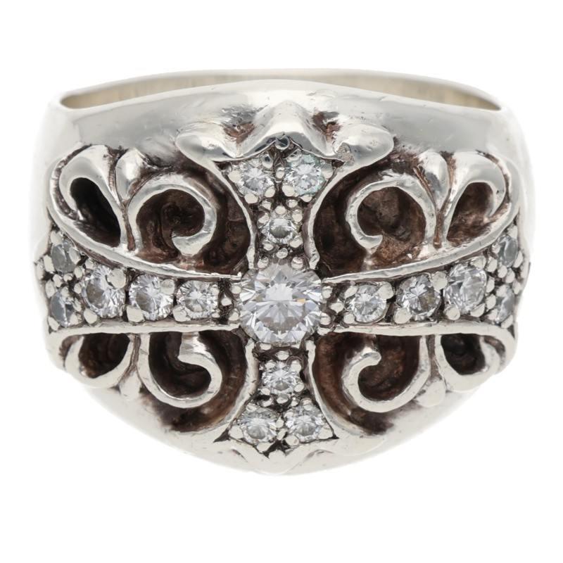 CHROME HEARTS（クロムハーツ） 24号 KEEPER P DMND キーパー PAVE 