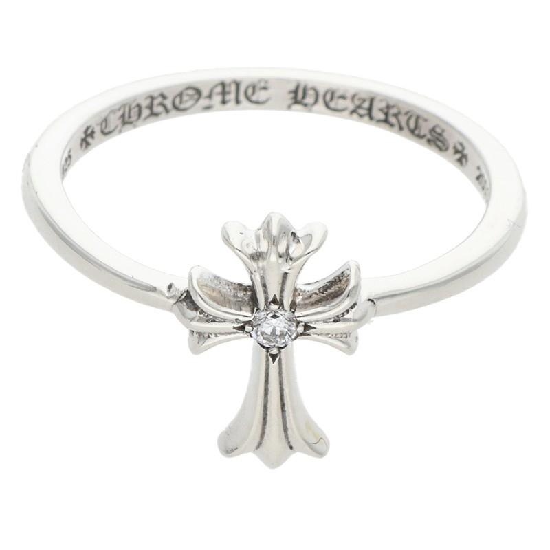 クロムハーツ  BUBBLGM CH CRS DIA/バブルガムCHクロス 1ダイヤ/シルバーリング メンズ 11号 CHROME HEARTS（クロムハーツ） 11号 BUBBLGM CH CRS DIA バブルガムCH