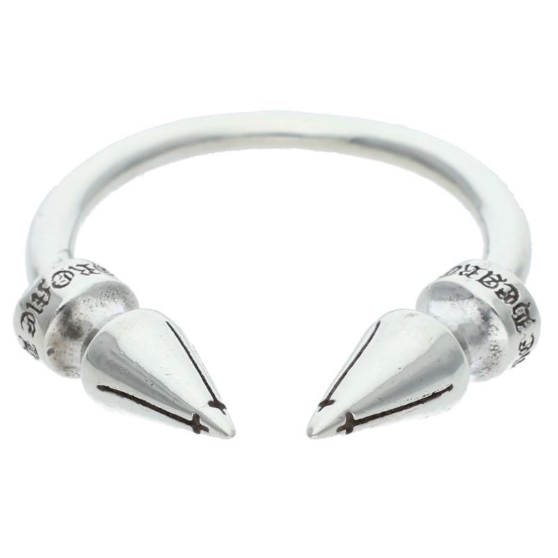 925シルバーリング クロムハーツ CHROME HEARTS（クロムハーツ） サイズ:9号 DBL SPIKE RING ダブル