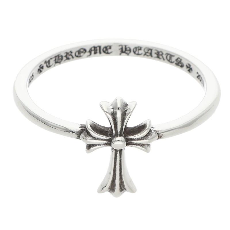 クロムハーツ  BUBBLGM CH CRS/バブルガムCHクロス シルバーリング メンズ 17号 CHROME HEARTS（クロムハーツ） 17号 BUBBLGM CH CRS バブルガムCH
