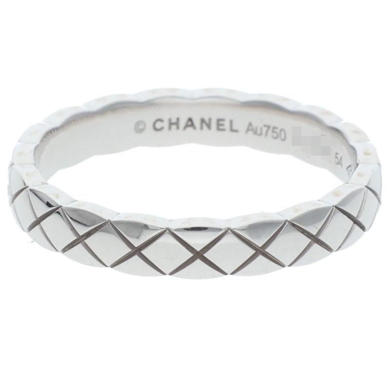 ココ クラッシュリング 54サイズ(14号) CHANEL（シャネル） サイズ:54/14号 ココクラッシュ J11793 18K WG