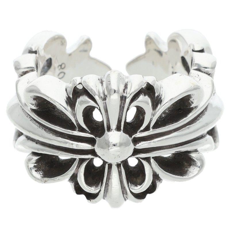 CHROME HEARTS（クロムハーツ） サイズ:10.5号 DBL FLRL CRS ダブル
