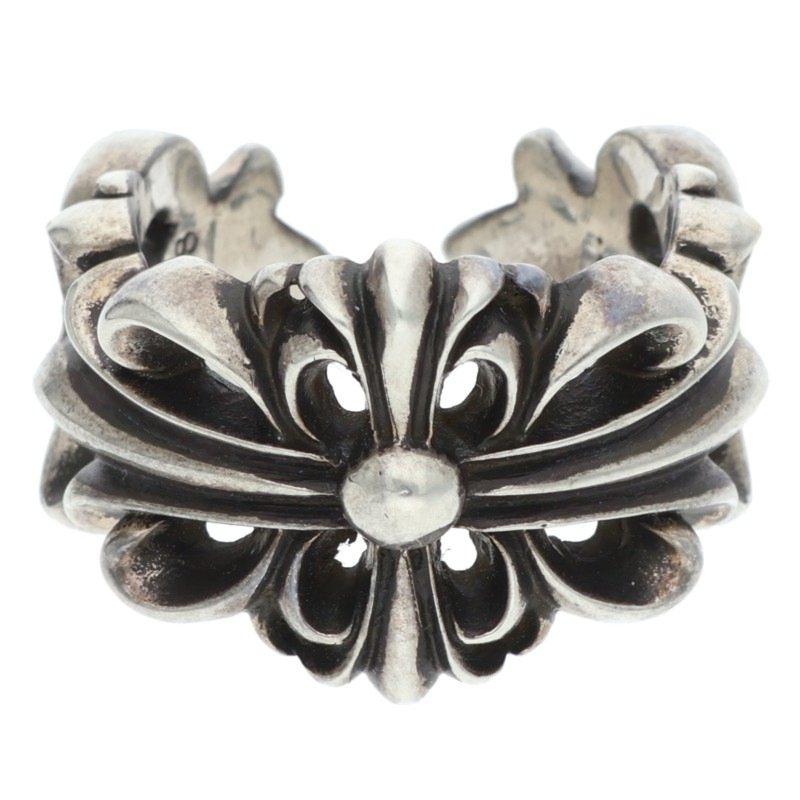 CHROME HEARTS（クロムハーツ） サイズ:16.5号 DBL FLRL CRS ダブル