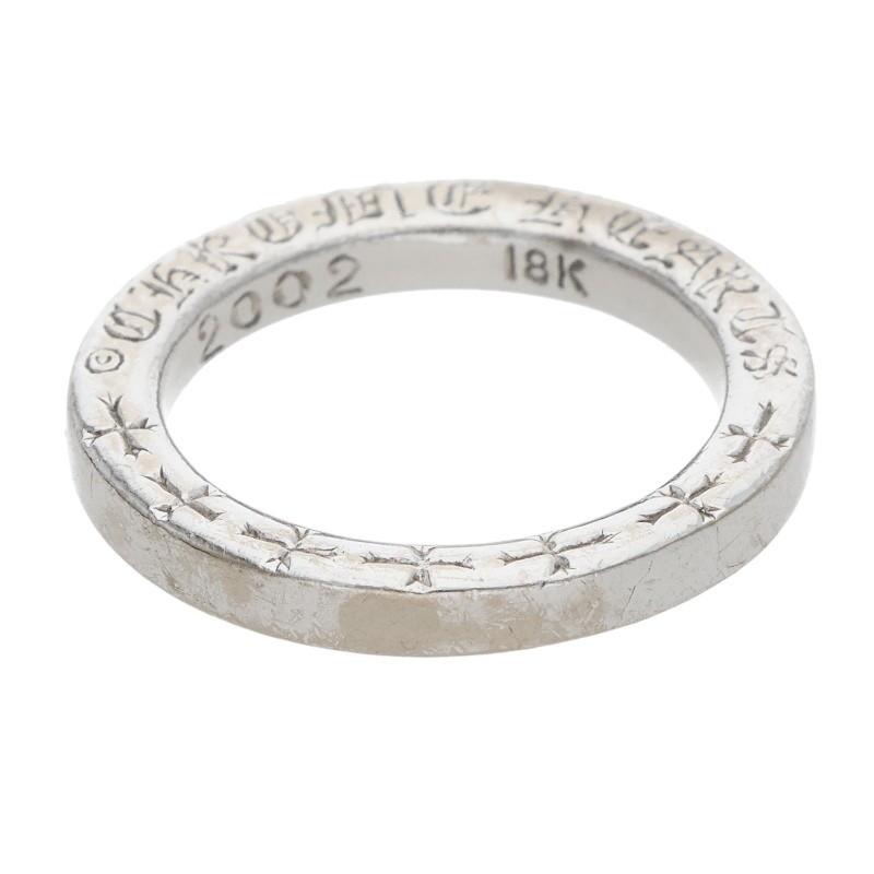 CHROME HEARTS（クロムハーツ） サイズ:7.5号 18KWG NTFL ホワイト