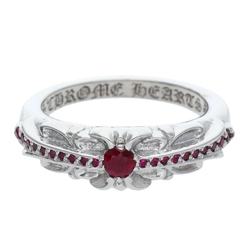CHROME HEARTS（クロムハーツ） サイズ:9号 18KWG BABYCLSC P RUB