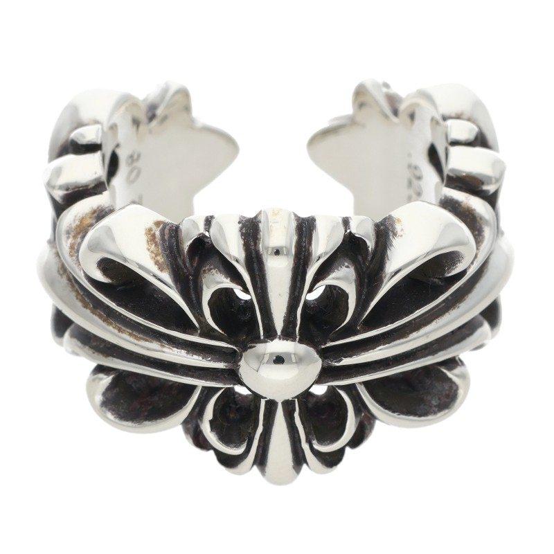 CHROME HEARTS（クロムハーツ） サイズ:24.5号 DBL FLRL CRS ダブル