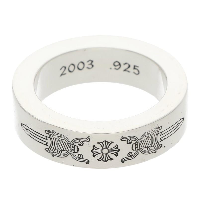 CHROME HEARTS リング シルバー CHROME HEARTS（クロムハーツ） サイズ:12号 6mm SPACER DAGGER 6mm