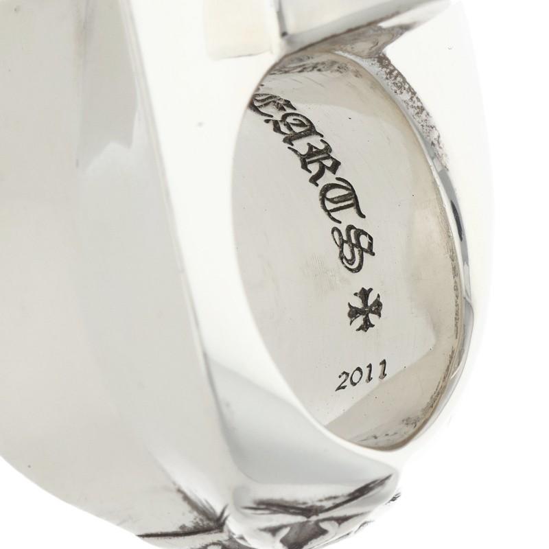 スターリングシルバー　アンティーク　グラス CHROME HEARTS（クロムハーツ） サイズ:16号 STR LRG ラージスター