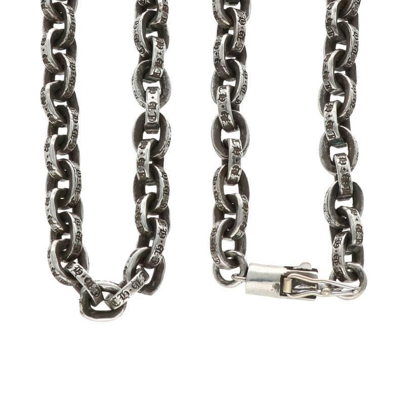 最低価格の ネックレス クロムハーツ クロムハーツ Fk04 中古 シルバーネックレス サイズ 24inch 24 ペーパーチェーン24inch Chain Paper Hearts Chrome メンズアクセサリー Www Marfan Fr