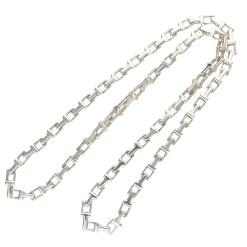 全商品オープニング価格 ティファニー Tiffany Co Tチェーン サイズ inch ナローシルバーネックレス 中古 Sb01 ネックレス ペンダント qhema Com