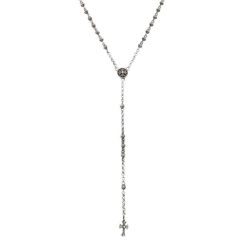 クロムハーツ Chrome Hearts Ch Rosary Bead Chain Chロザリオビーズチェーン シルバーネックレス 中古 Ss07 0250 Rinkan 通販 Yahoo ショッピング