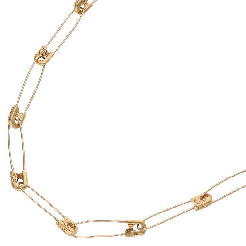 CHROME HEARTS クロムハーツ ネックレス 22K SAFETY PIN CHROME HEARTS クロムハーツ ネックレス 22K SAFETY PIN