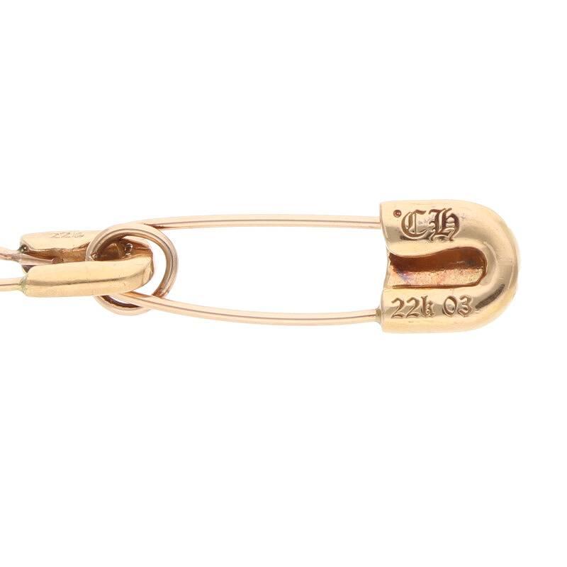 CHROME HEARTS クロムハーツ ネックレス 22K SAFETY PIN CHROME HEARTS クロムハーツ ネックレス 22K SAFETY PIN