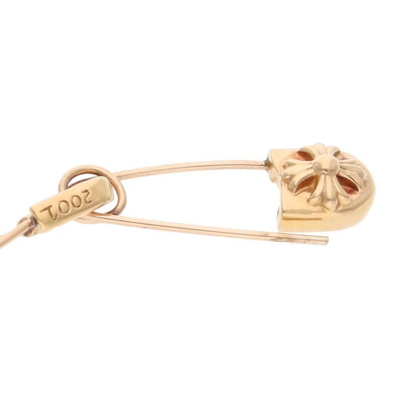 CHROME HEARTS クロムハーツ ネックレス 22K SAFETY PIN CHROME HEARTS クロムハーツ ネックレス 22K SAFETY PIN