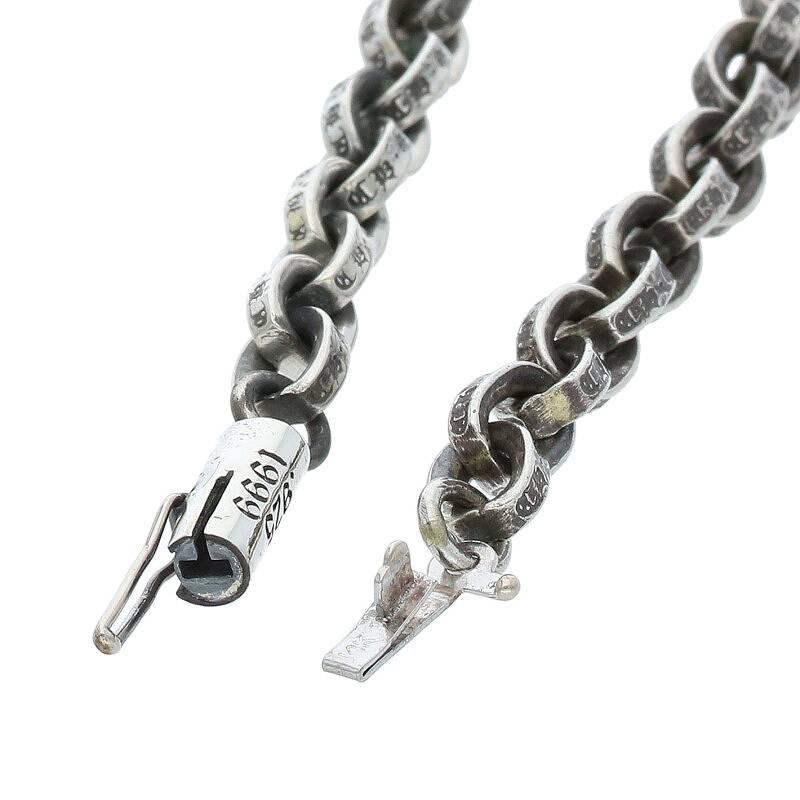 クロムハーツ Chrome Hearts PAPER CHAIN 18/ペーパーチェーン18inch サイズ:18inch シルバーネックレス 中古 GZ11｜rinkan｜05