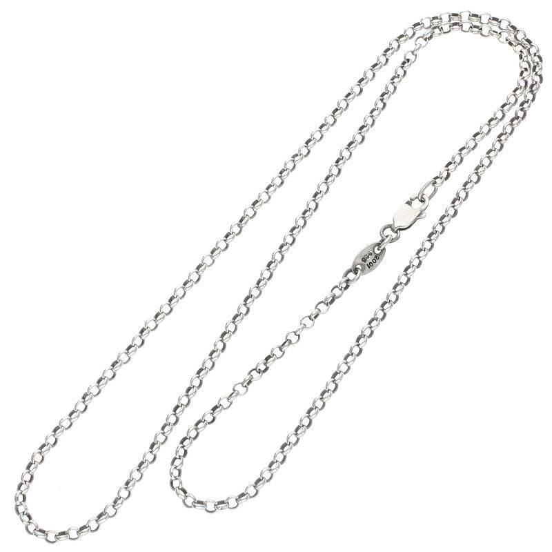 クロムハーツ Chrome Hearts NECKCHAIN R18/ロールチェーン18inch サイズ:18inch シルバーネックレス 中古 GZ11｜rinkan｜02